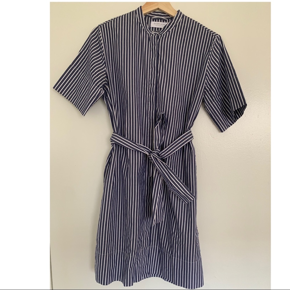Everlane striped cotton dress